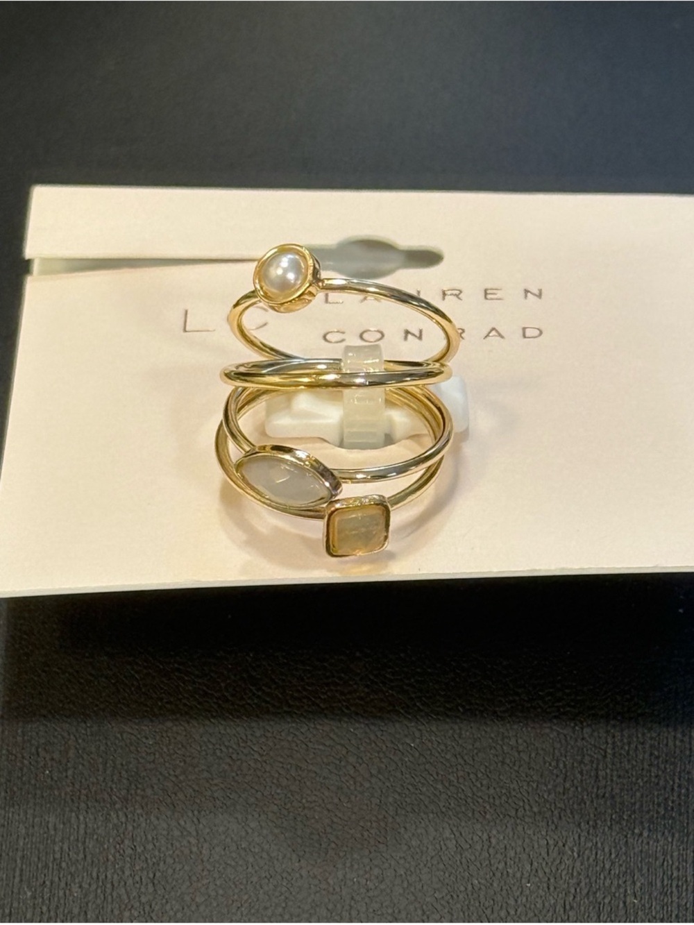 4 Stackable Rings - Picture 2 of 3